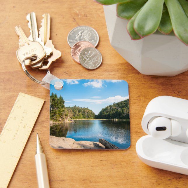 Porte-clés Water | Spruce Lake Quebec, Canada (Bureau)