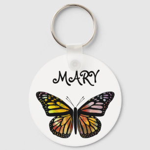 Porte-clés Watercolor Monarch Butterfly CUSTOMIZE IT