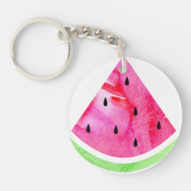 Porte-clés Watercolor Watermelon (Devant)