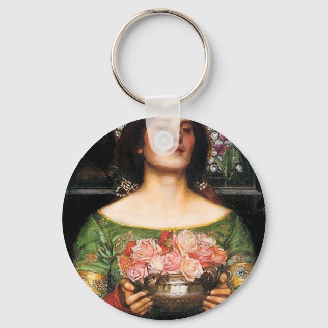 Porte-clés Waterhouse Gather Ye Rosebuds Porte - clé (Recto)