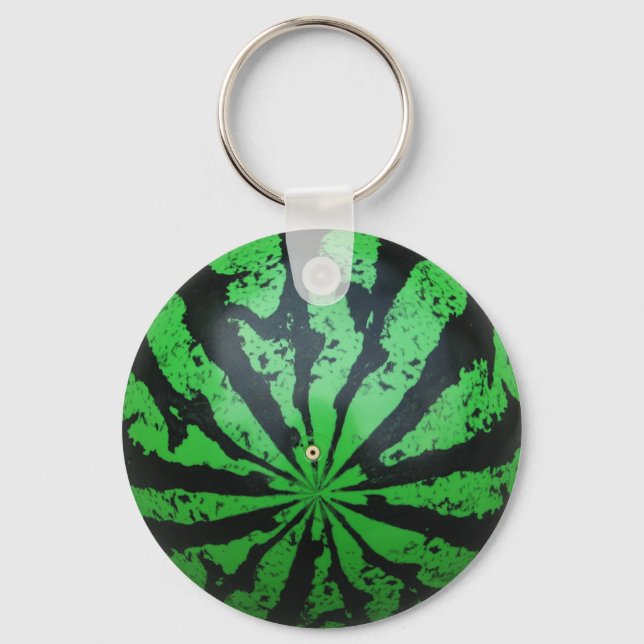 Porte-clés Watermelon Football / Soccer Ball (Recto)