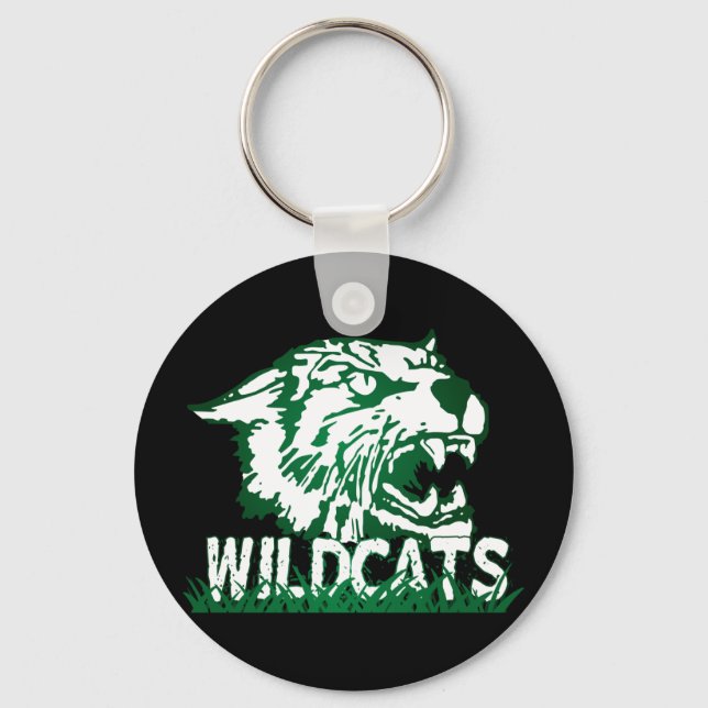 Porte-clés Wayland Union Wildcats #4 (Recto)