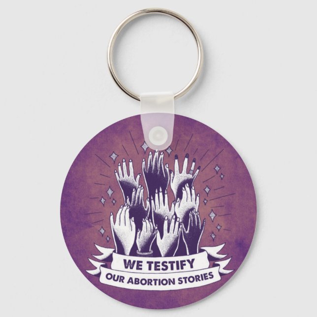 Porte-clés We Testify Keychain (Recto)