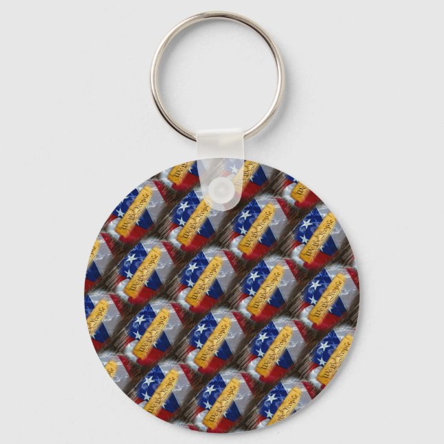 Porte-clés We The People American Flag (Recto)