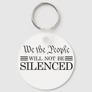 Porte-clés We The People Will Not Be Silenced