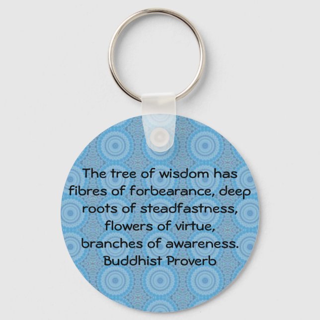 Porte-clés Wearable Buddhist Wisdom - The tree of wisdom (Recto)
