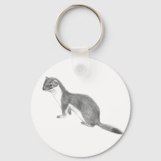 Porte-clés Weasel round keychain