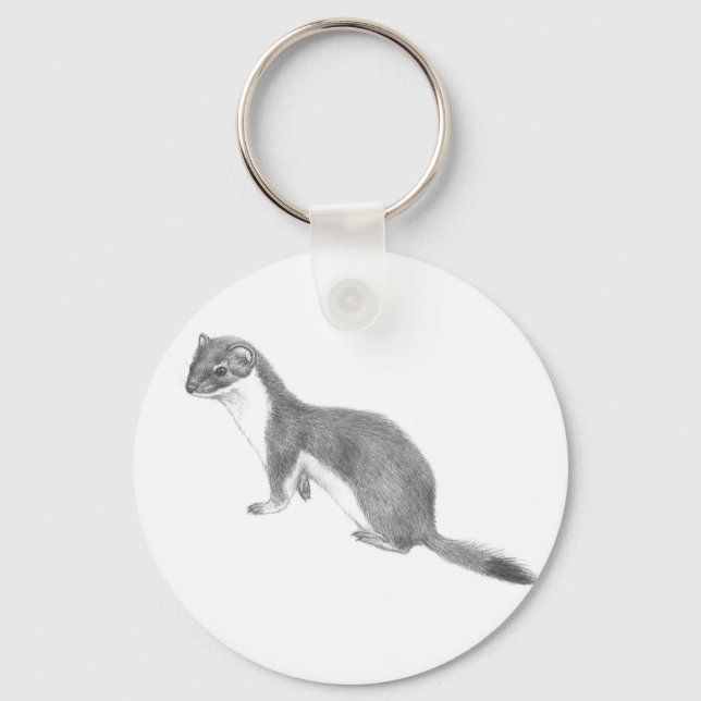 Porte-clés Weasel round keychain (Recto)