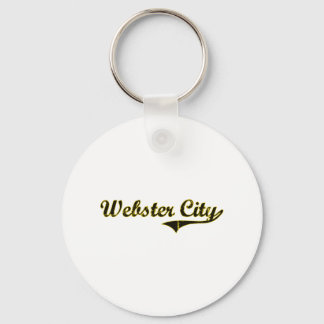 Porte-clés Webster City Iowa Classic Design