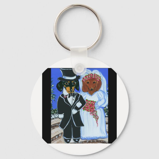 Porte-clés Wedding Doxies (Recto)