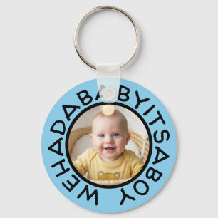 Porte-clés Wehadabyitsaboy texte amusant d'anciens jours
