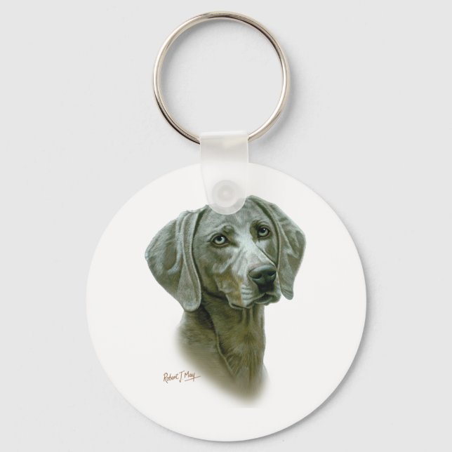 Porte-clés Weimaraner (Recto)
