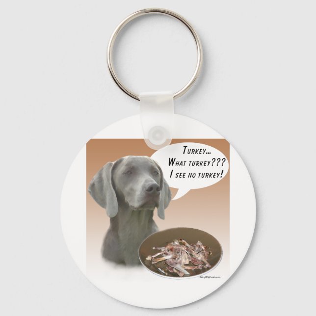 Porte-clés Weimaraner Turquie (Recto)