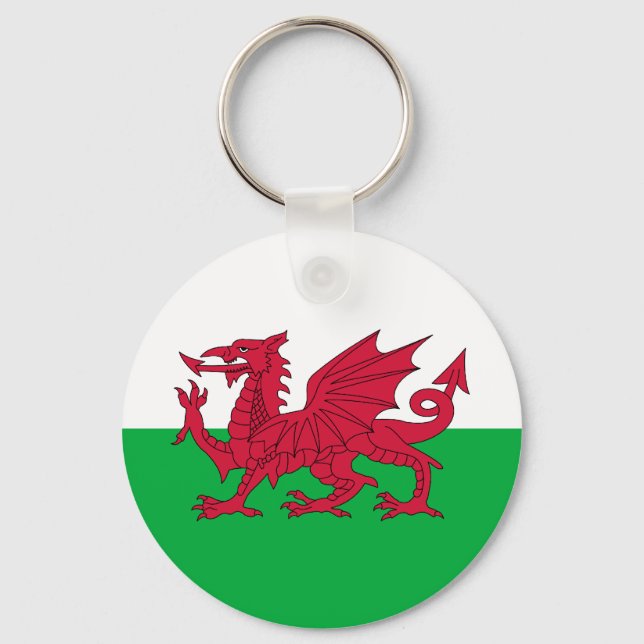 Porte-clés Welsh Flag Key Chain (Recto)