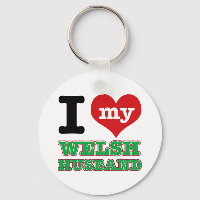 Porte-clés Welsh I cardiodesigns (Recto)