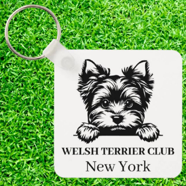 Porte-clés Welsh Terrier Club (To celebrate our shared passion, we’ve handpicked a delightful range of terrier-themed accessories. )
