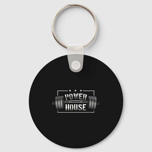 Porte-clés Wer House Gym Motivation Affirmation Audacieuse  (Recto)