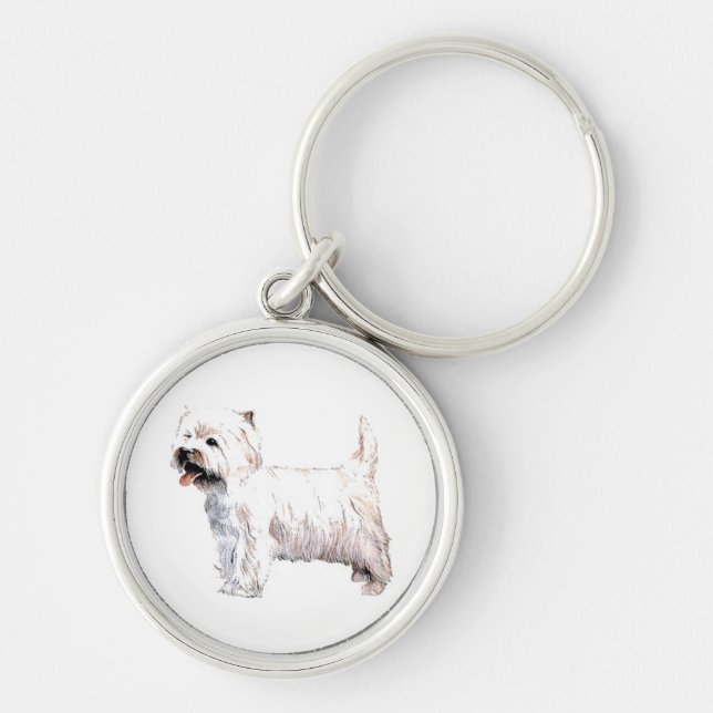 Porte-clés West Highland White Terrier Porte - clé (Devant)