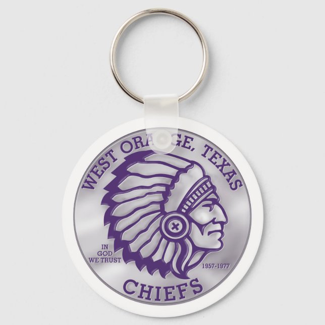 PORTE-CLÉS WEST ORANGE CHIEFS PORTE - CLÉ PETIT (Recto)