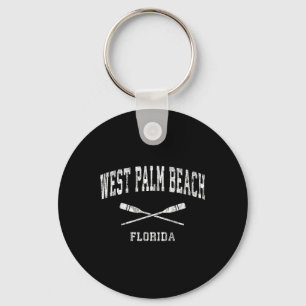 Porte-clés West Palm Beach Florida Vintage Nautical Paddles S