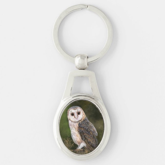 Porte-clés Western Barn Owl Porte - clé (Devant)