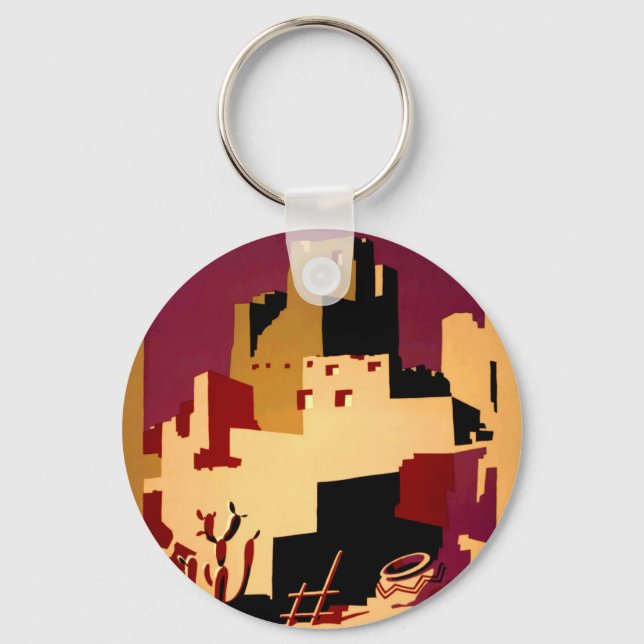 Porte-clés Western Southwest Pueblo WPA National (Recto)