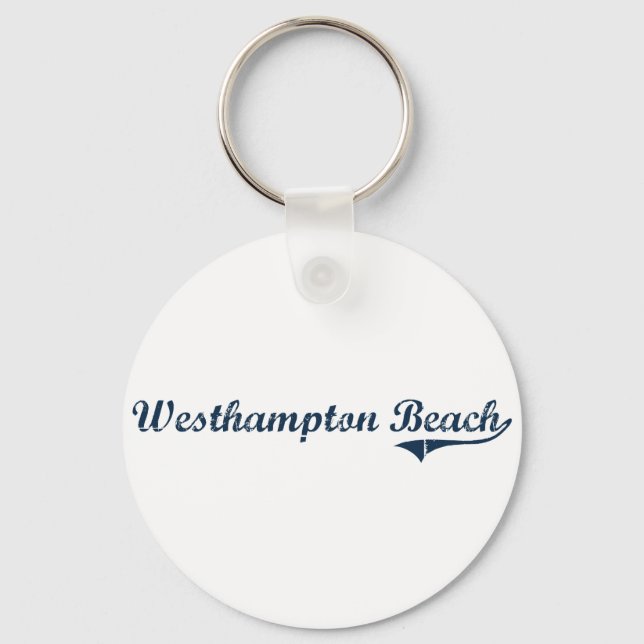 Porte-clés Westhampton Beach New York Classic Design (Recto)