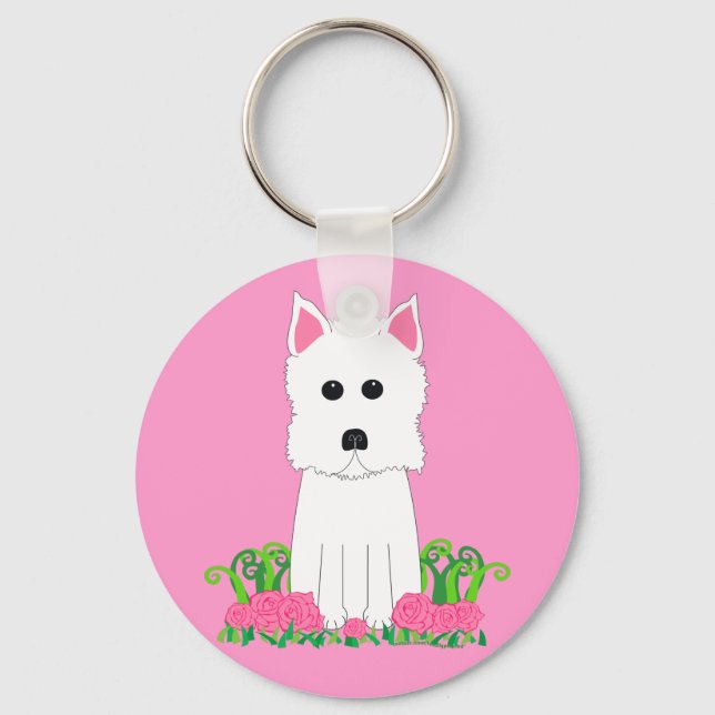 Porte-clés Westie (Recto)