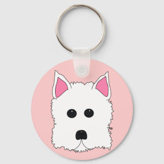 Porte-clés Westie Portrait