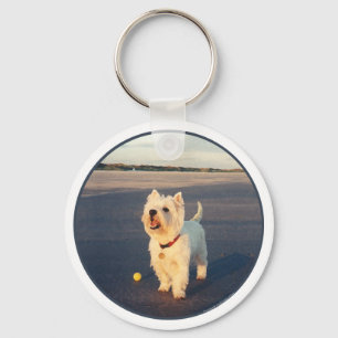 Porte-clés Westies and the Ocean