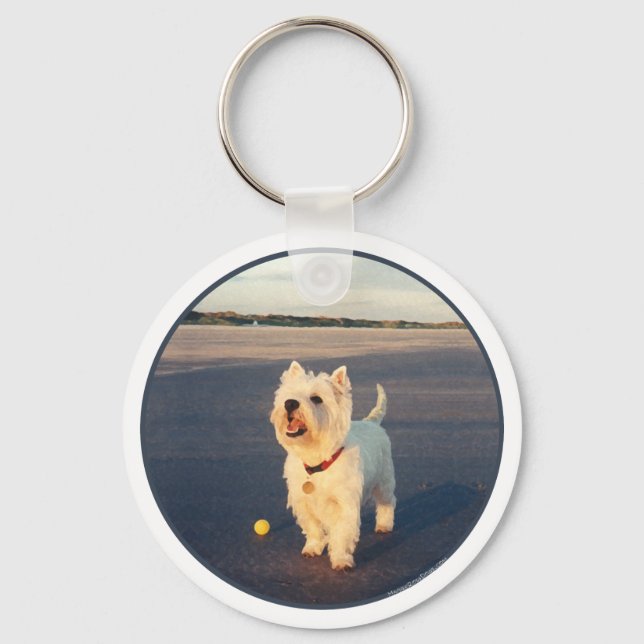 Porte-clés Westies and the Ocean (Recto)