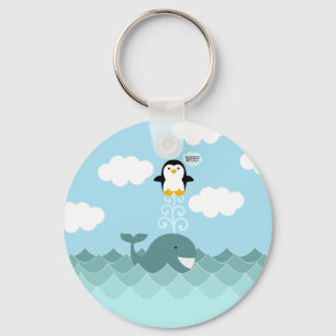 Porte-clés Whale and Penguin Best of Friends