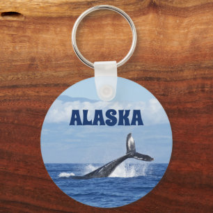 Porte-clés Whale Tail Alaska Porte - clé Cadeau