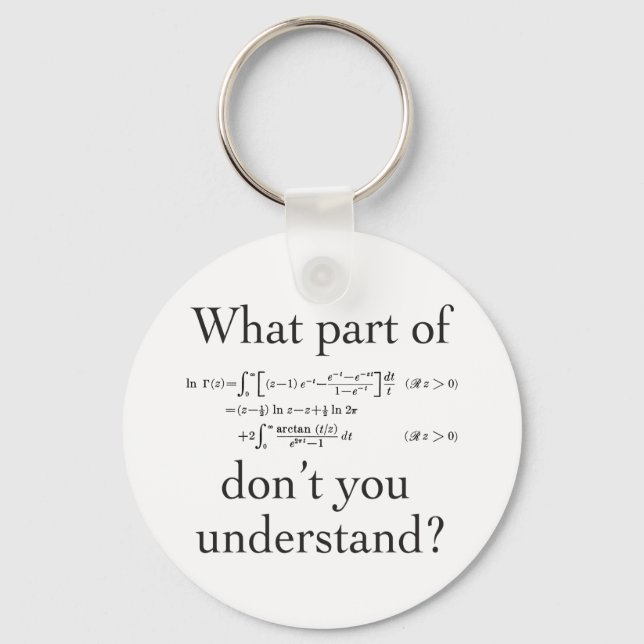 Porte-clés What part of... (Recto)