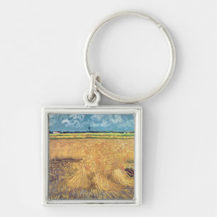 Porte-clés Wheatfield de Vincent van Gogh   avec des gerbes,