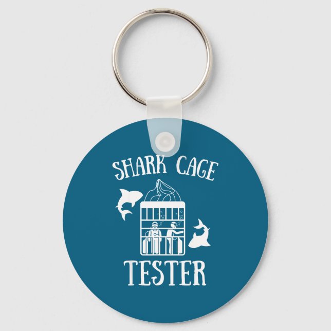 Porte-clés Wheelchair Handicap Humor Handicapped Shark Cage T (Recto)