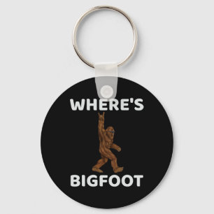 Porte-clés Wheres Bigfoot Pour Hommes - Sasquatch Amusants Ho