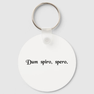 Porte-clés While I breathe, I hope.