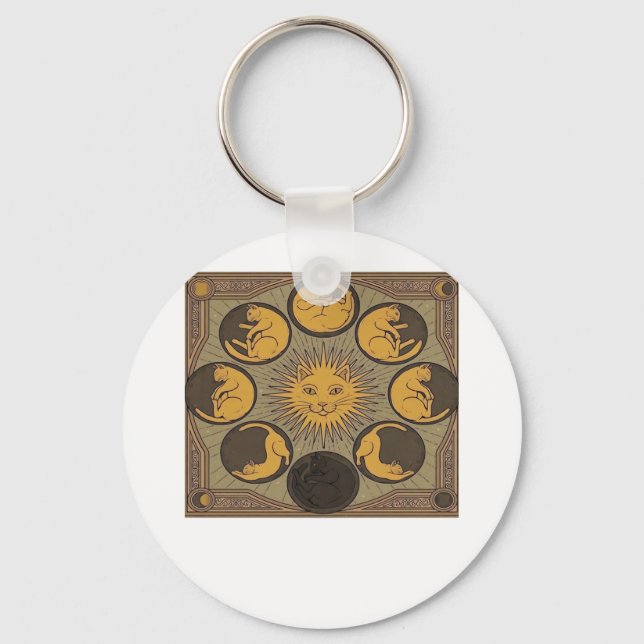 Porte-clés Whimsigoth Moon Classic (Recto)