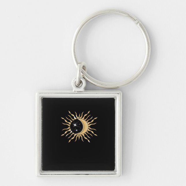 Porte-clés Whimsigoth Sun Moon Space Classic (Devant)