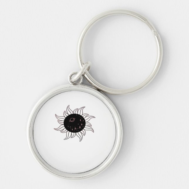 Porte-clés Whimsigoth Sun Space Mounts Et Sunset (Devant)