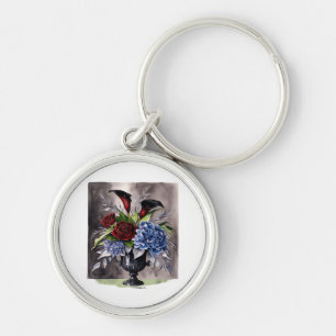 Porte-clés Whimsigothique - Gothique Floral Vase esthétique C