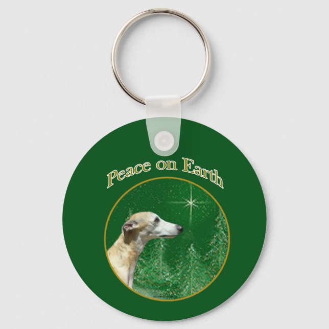Porte-clés Whippet Peace (Recto)