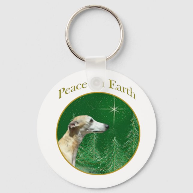 Porte-clés Whippet Peace (Recto)