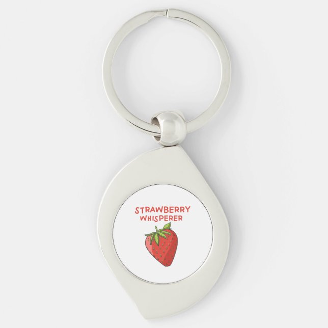 Porte-clés Whisperer aux fraises (Devant)