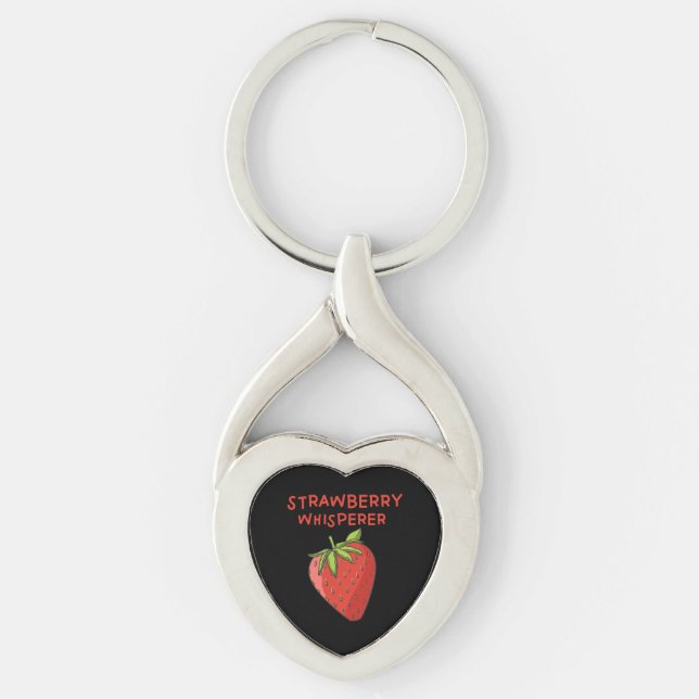Porte-clés Whisperer aux fraises (Devant)