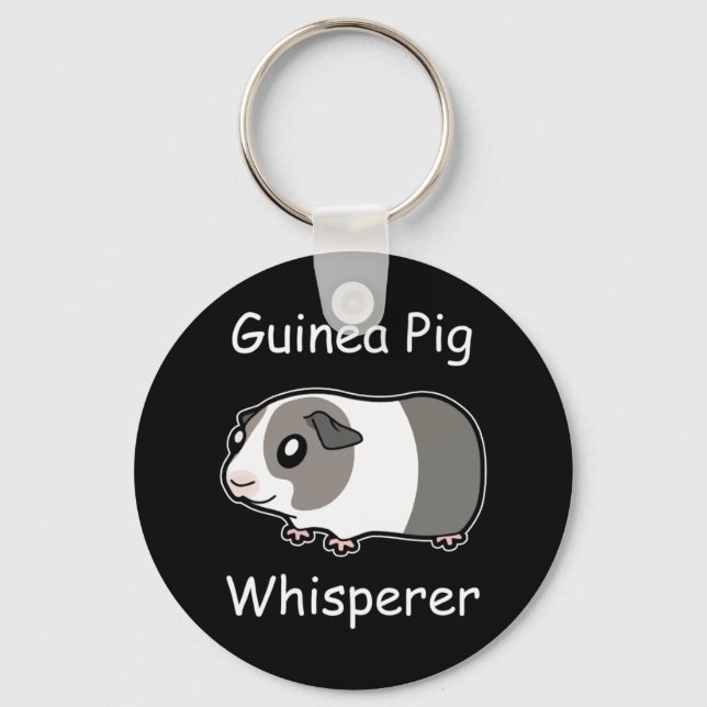 Porte-clés Whisperer de porc de Guinée (Recto)