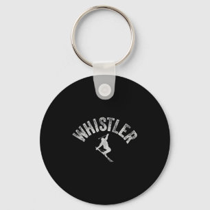 Porte-clés Whistler Ski &amp; Snowboard Vintage Whistler Skie