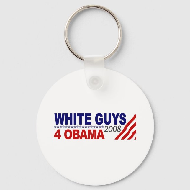 Porte-clés White Guys 4 Obama (Recto)