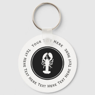 Porte-clés White Lobster Logo